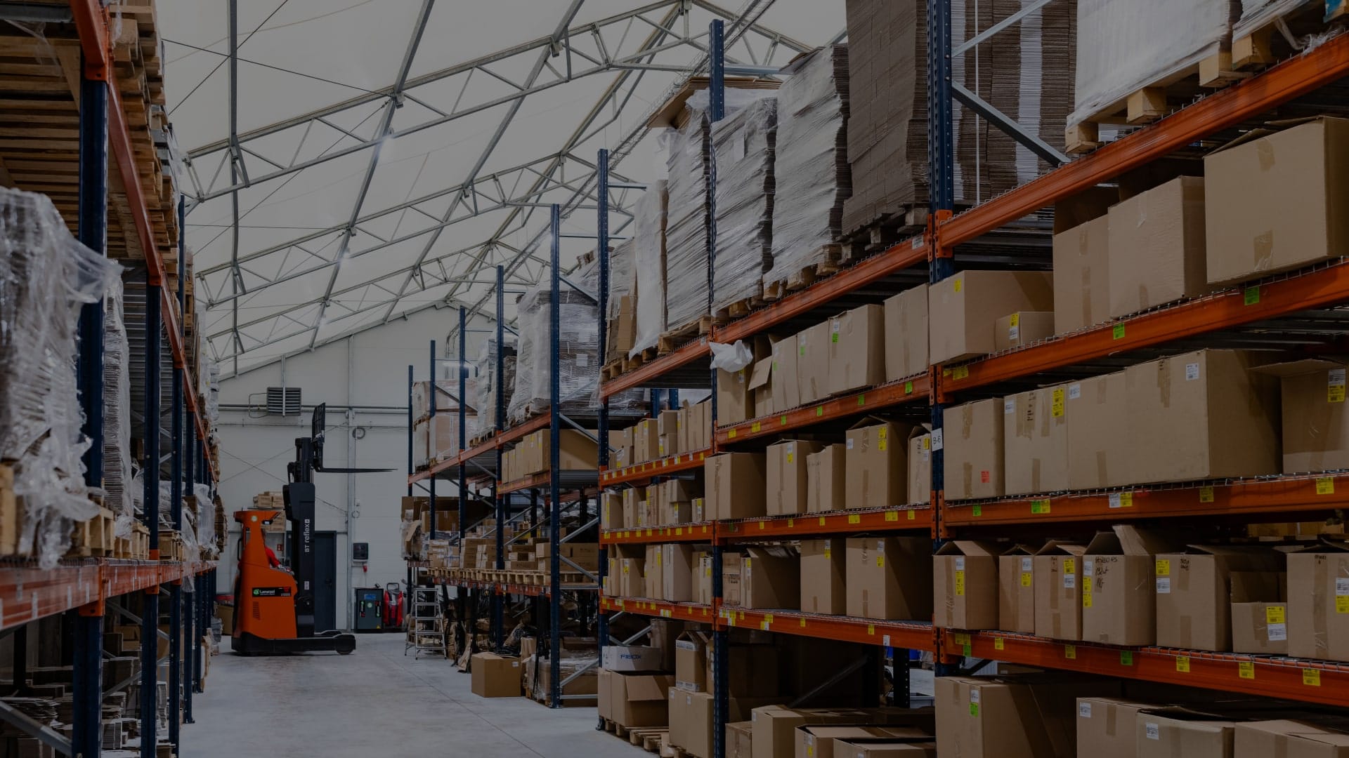 Układ technologiczny magazynu